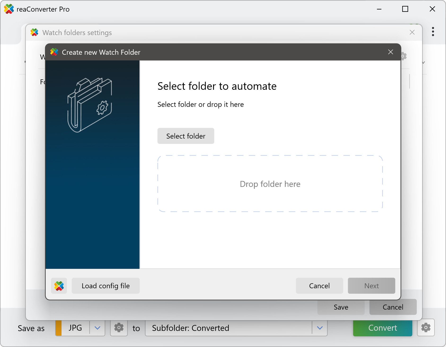 Select folder