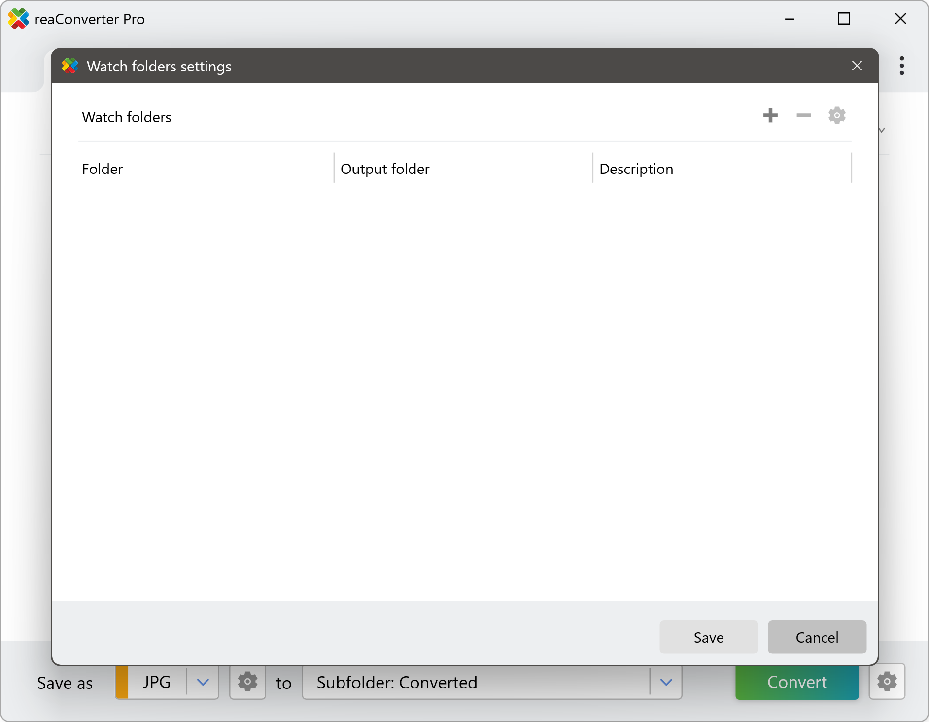 Manage folders